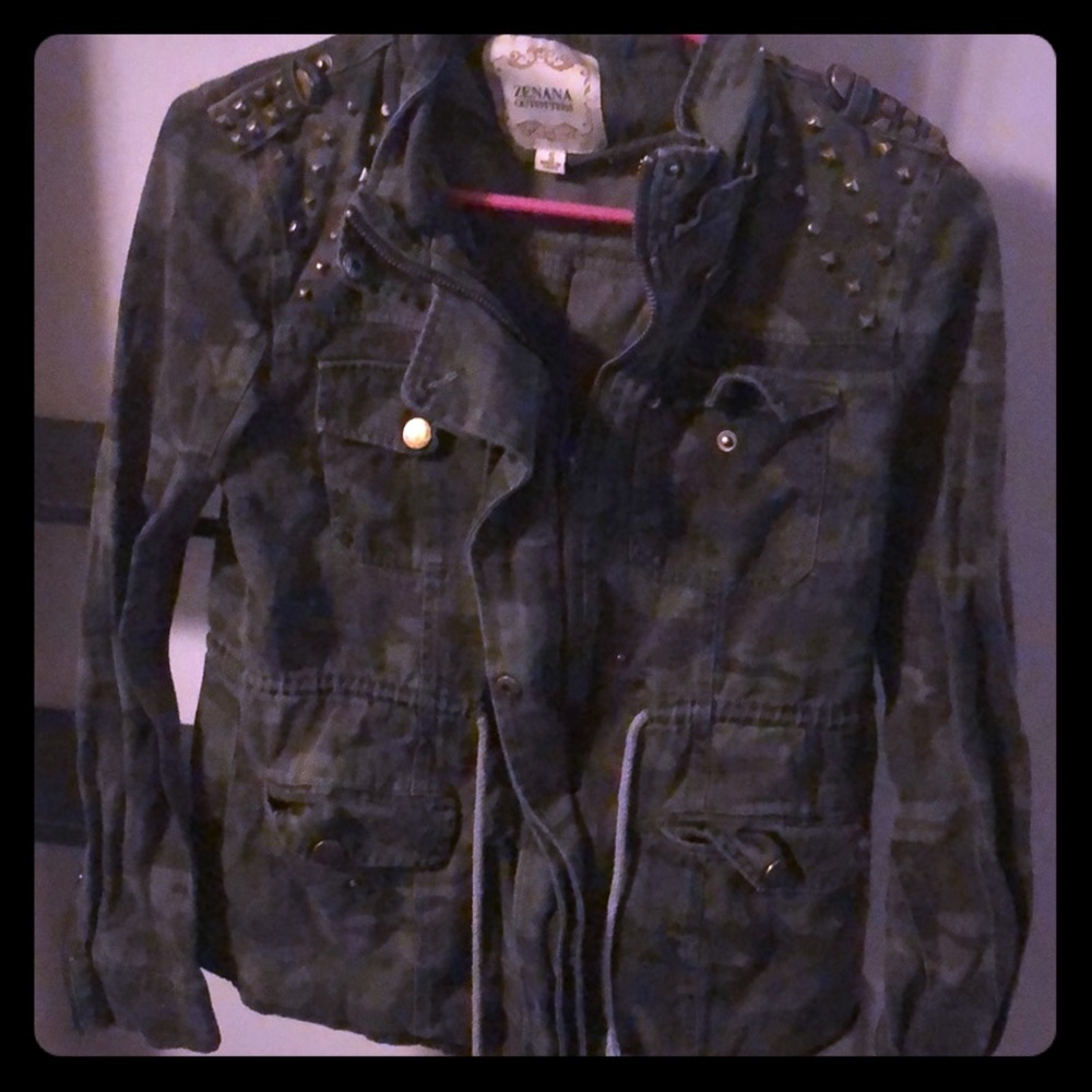 Studded army jacket